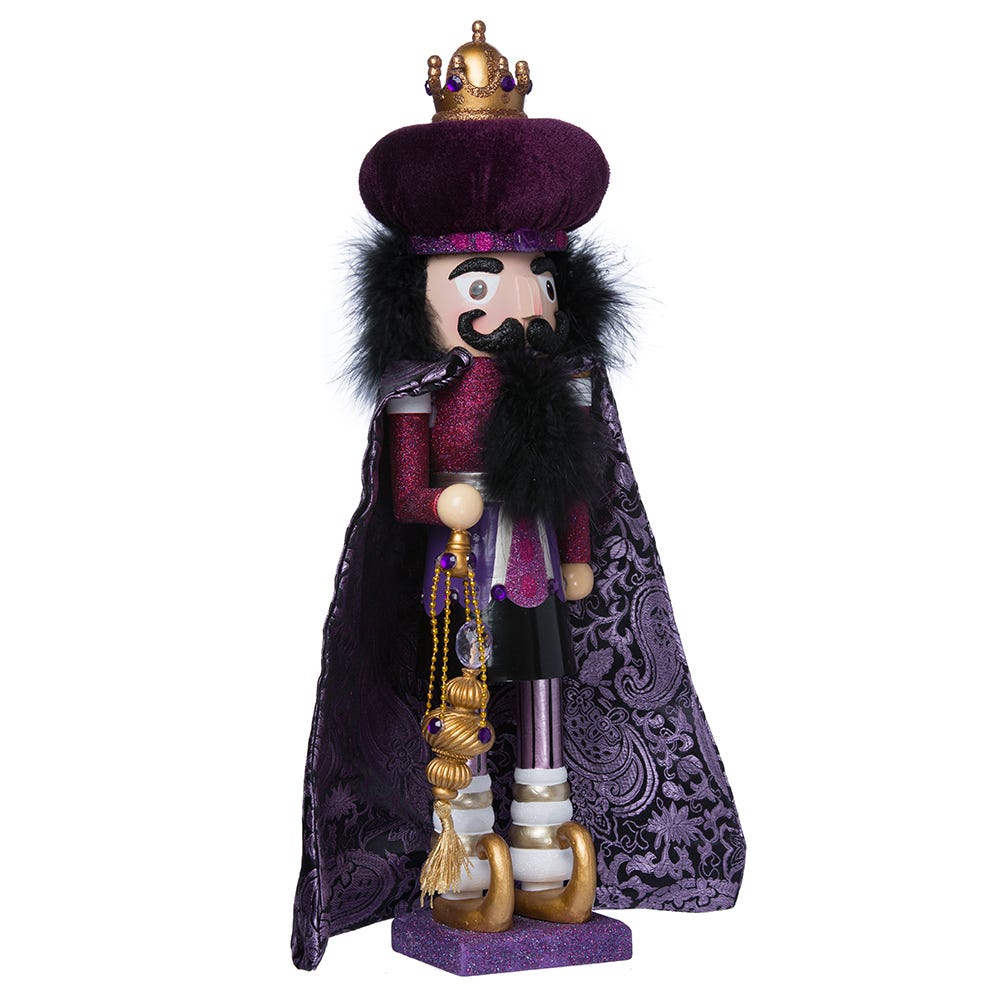 Shop For Kurt Adler 18 - Inch Hollywood Purple King Nutcracker