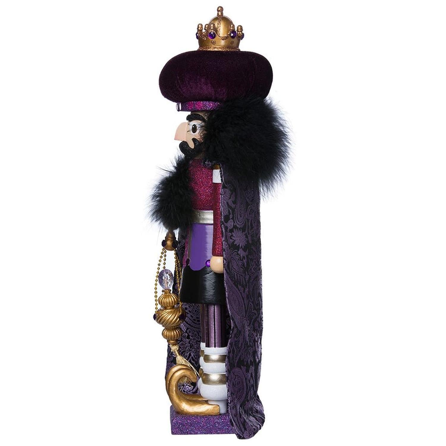 Kurt Adler 18-Inch Hollywood Purple King Nutcracker