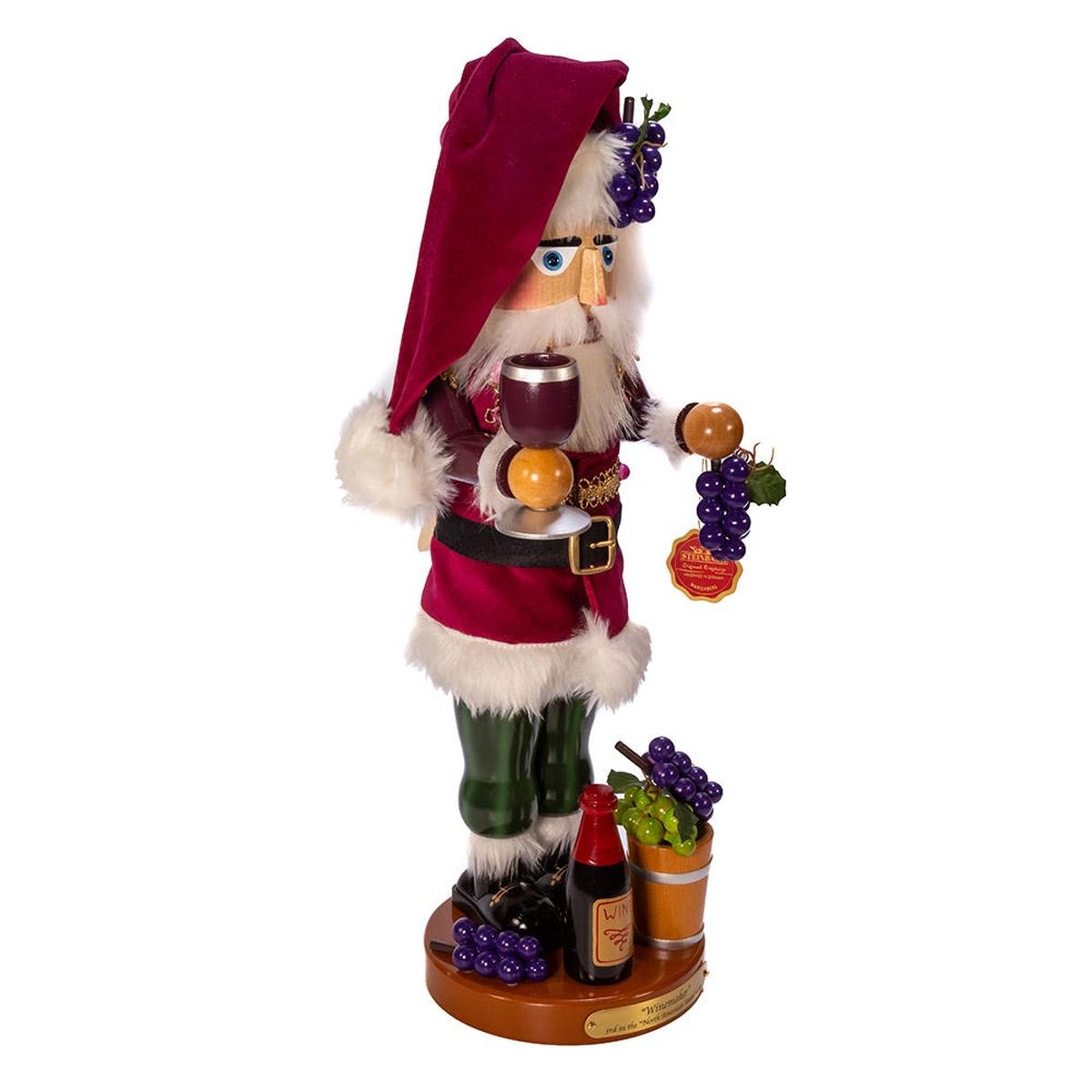 Shop For Kurt Adler 18.25 - Inch Steinbach Winemaker Santa Nutcracker