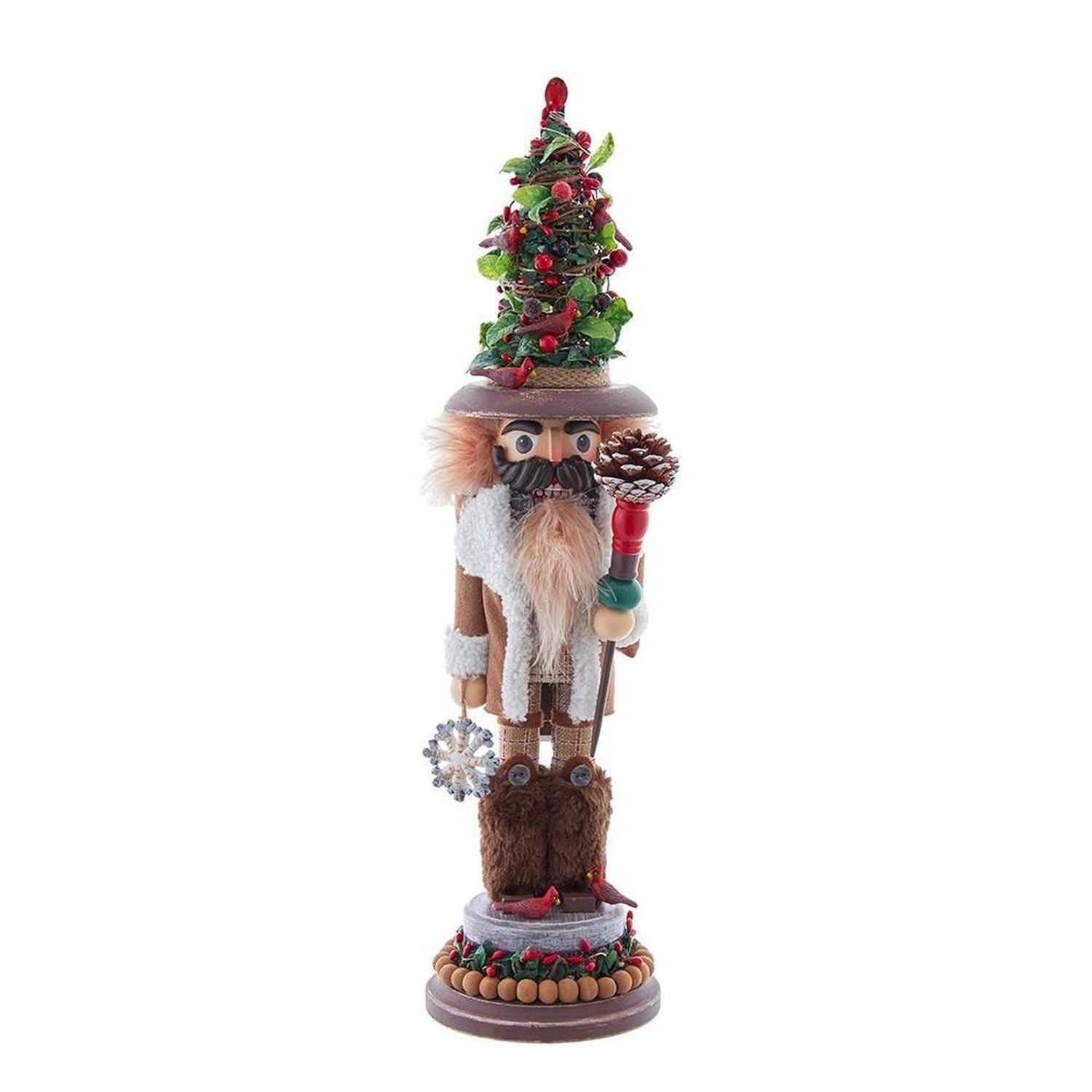 Kurt Adler 19-Inch LED Birch Berries Nutcracker