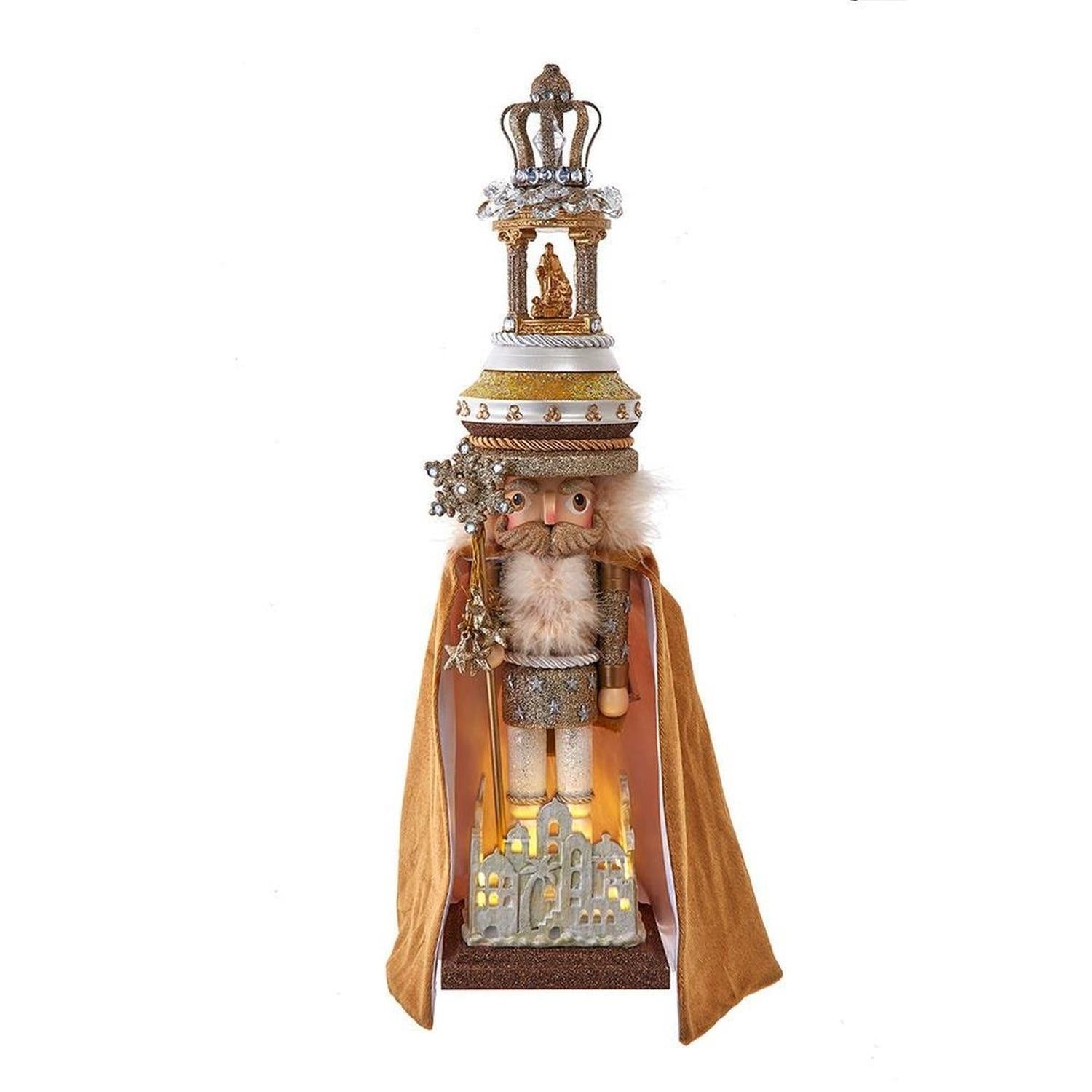Kurt Adler 19.5-Inch Hollywood Nutcrackers Lighted O Holy Night Nutcracker