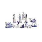 Shop For Kurt Adler 1.97 - 6.7" Porcelain Delft Blue Nativity Set, 11 - Piece Set