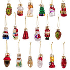 Shop For Kurt Adler 2 - 2.5 - Inch Mini Christmas Shape Glass Ornaments, 18 Piece Set