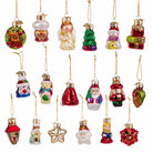 Shop For Kurt Adler 2 - 2.5 - Inch Mini Christmas Shape Glass Ornaments, 18 Piece Set