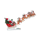 Shop For Kurt Adler 24" Fabriché Musical Santa with Eight Reindeer (Set of 2)