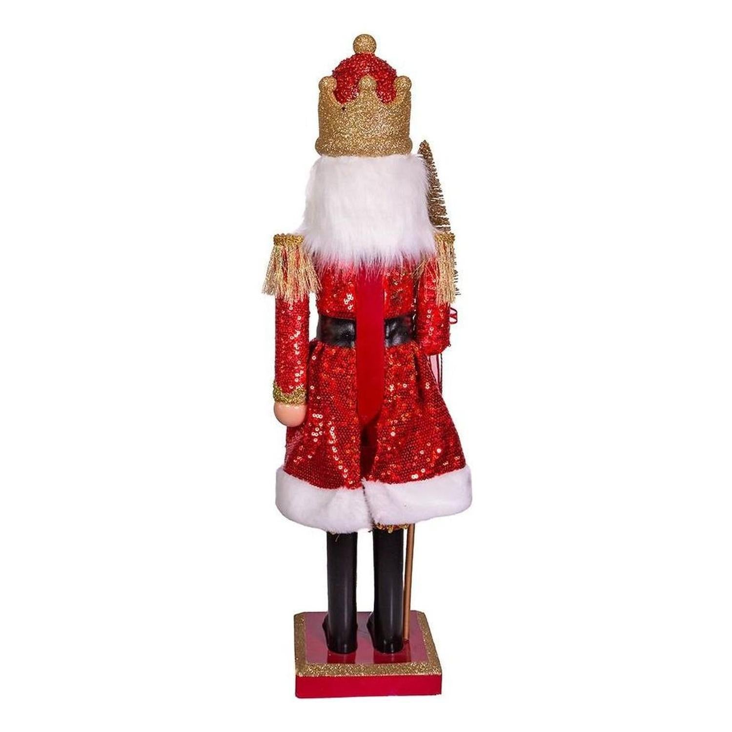 Kurt Adler 24-Inch Plastic Red and Gold King Nutcracker