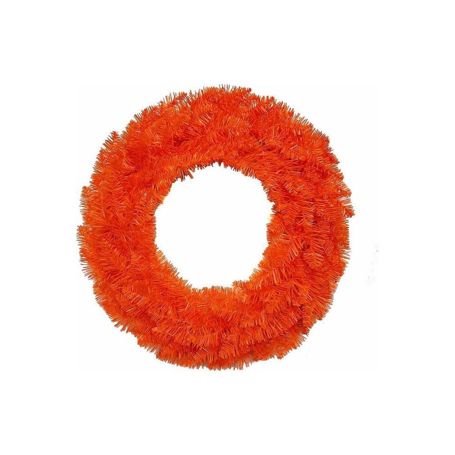 Kurt Adler 24" Unlit Orange Wreath
