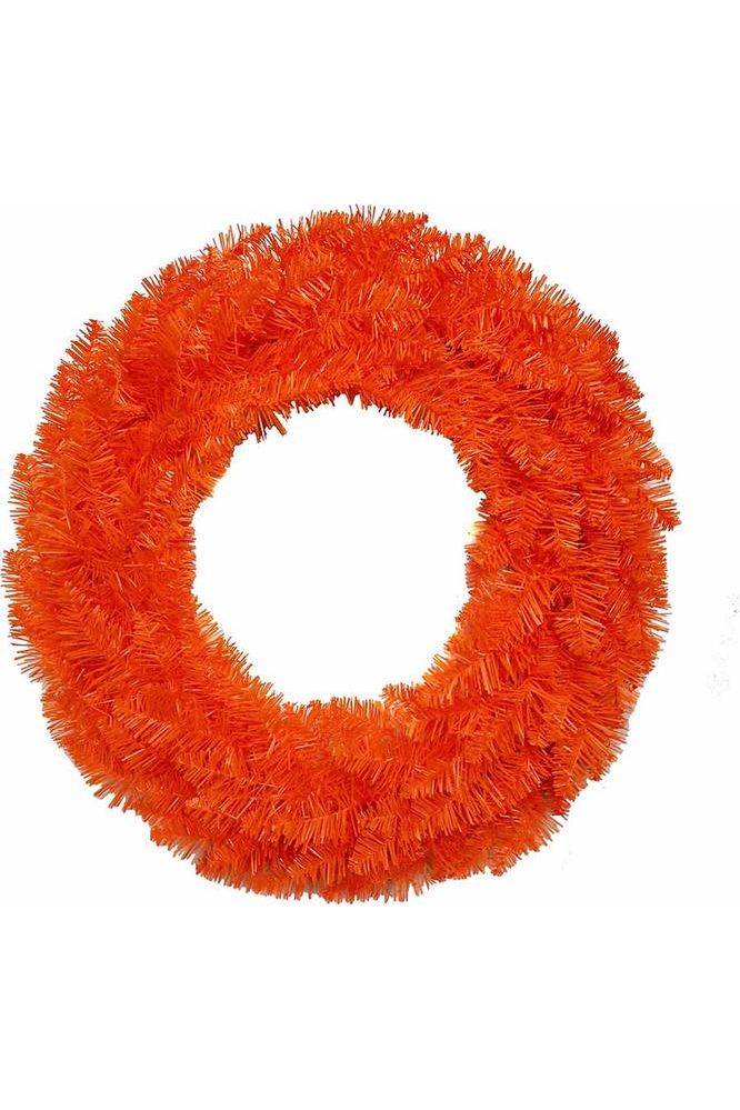 Shop For Kurt Adler 24" Unlit Orange Wreath