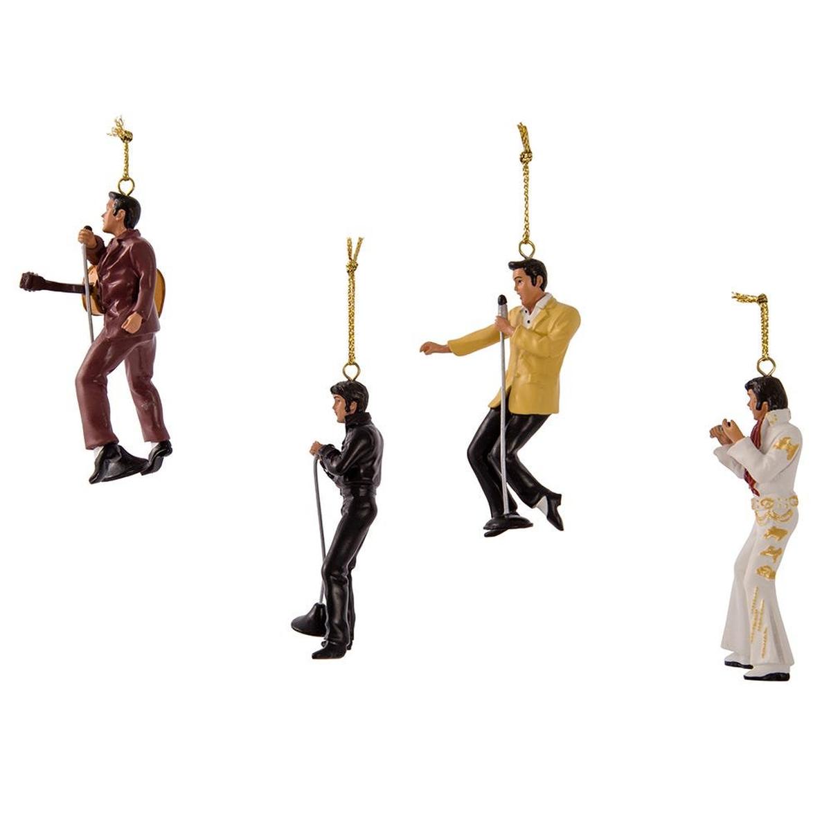 Shop For Kurt Adler 2.5 - Inch Resin Elvis Presley 4 - Piece Set