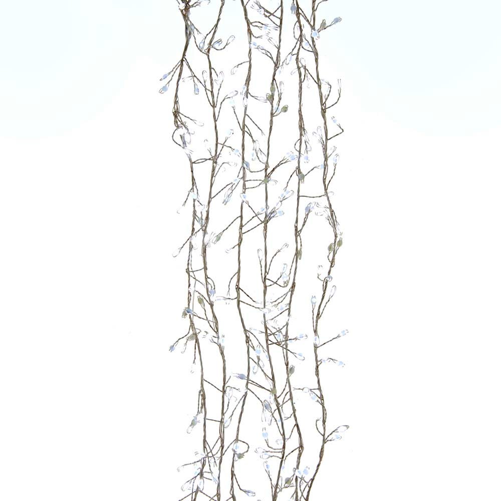 Shop For Kurt Adler 300 - Light Cluster Garland Cool White LED Twinkle Lights