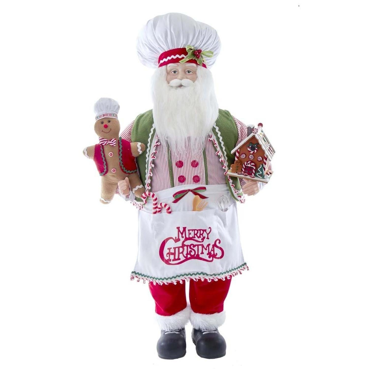 Shop For Kurt Adler 40" Christmas Chef Santa with Gingerbread