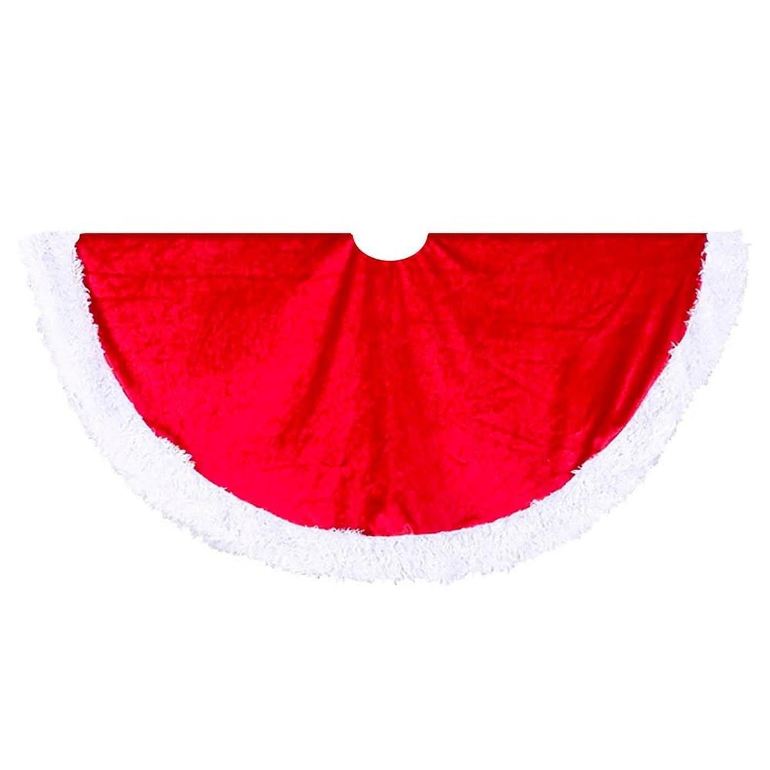Shop For Kurt Adler 44 - Inch Red Velvet Tree Skirt