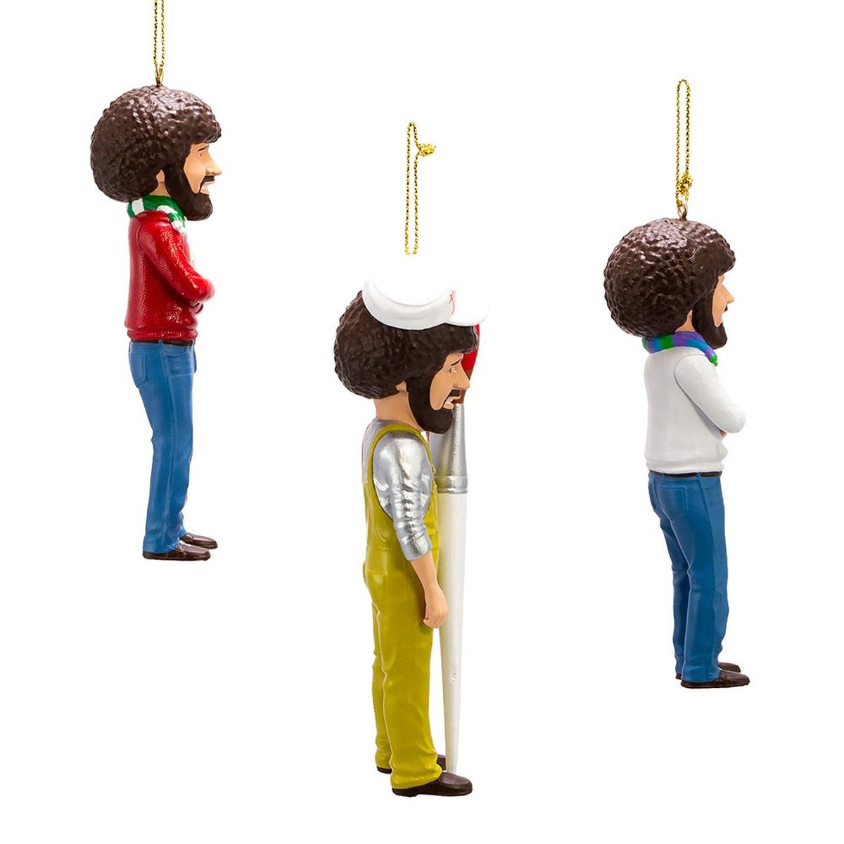 Shop For Kurt Adler 5 - Inch Bob Ross® Blow Mold Ornaments, 3 - Piece Set