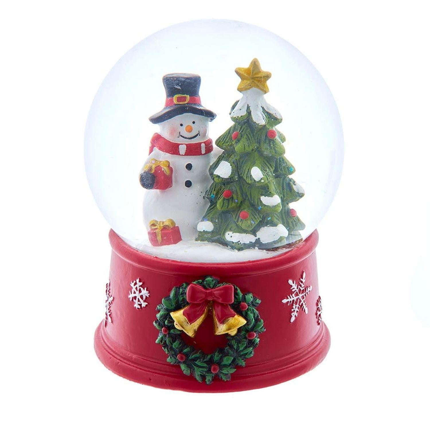 Shop For Kurt Adler 5 - Inch Wind - Up Musical Snowman With Water Globe