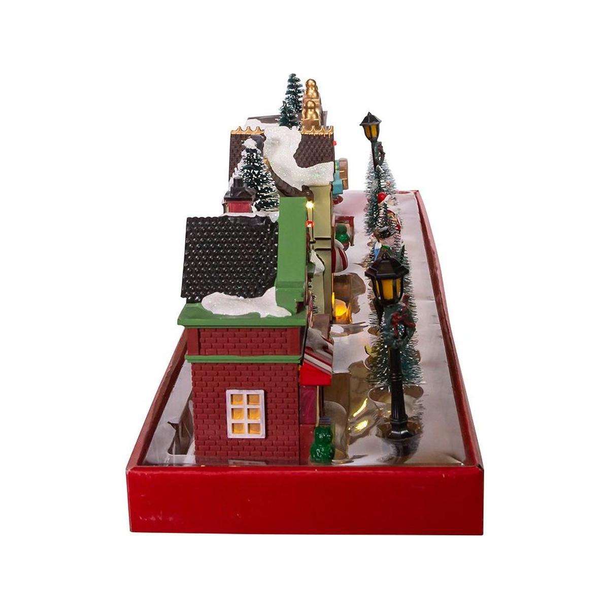 Shop For Kurt Adler 5.5 - Inch Battery - Operated LED Lit Christmas Village