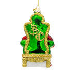 Shop For Kurt Adler 5.5 - Inch Bellissimo Glass Santa On Throne Ornament