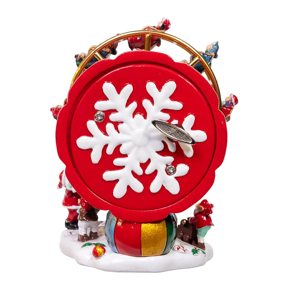 Shop For Kurt Adler 5.5 - Inch Wind - Up Musical Ferris Wheel Table Piece