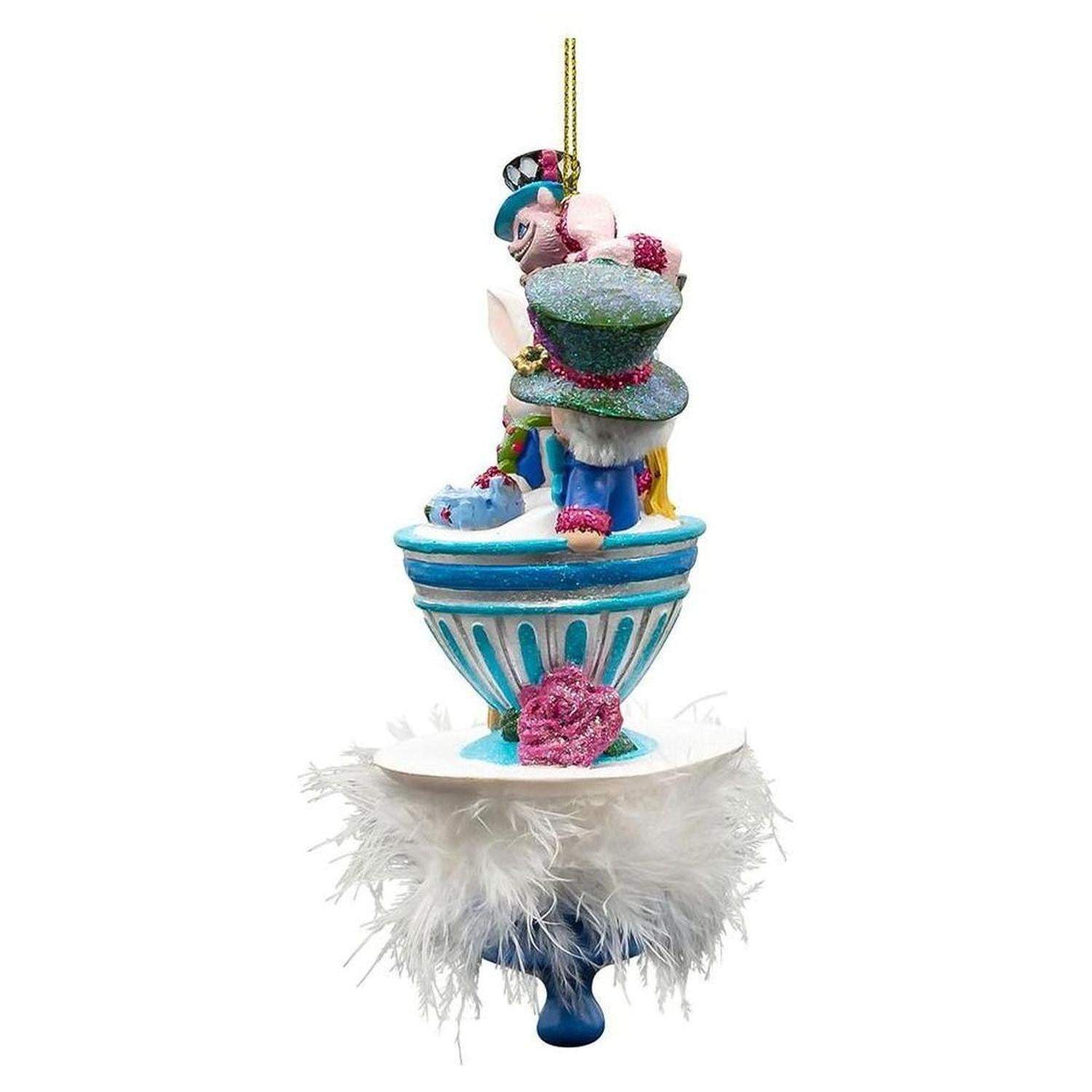 Shop For Kurt Adler 6.25" Hollywood Hats Alice Teaparty Ornament