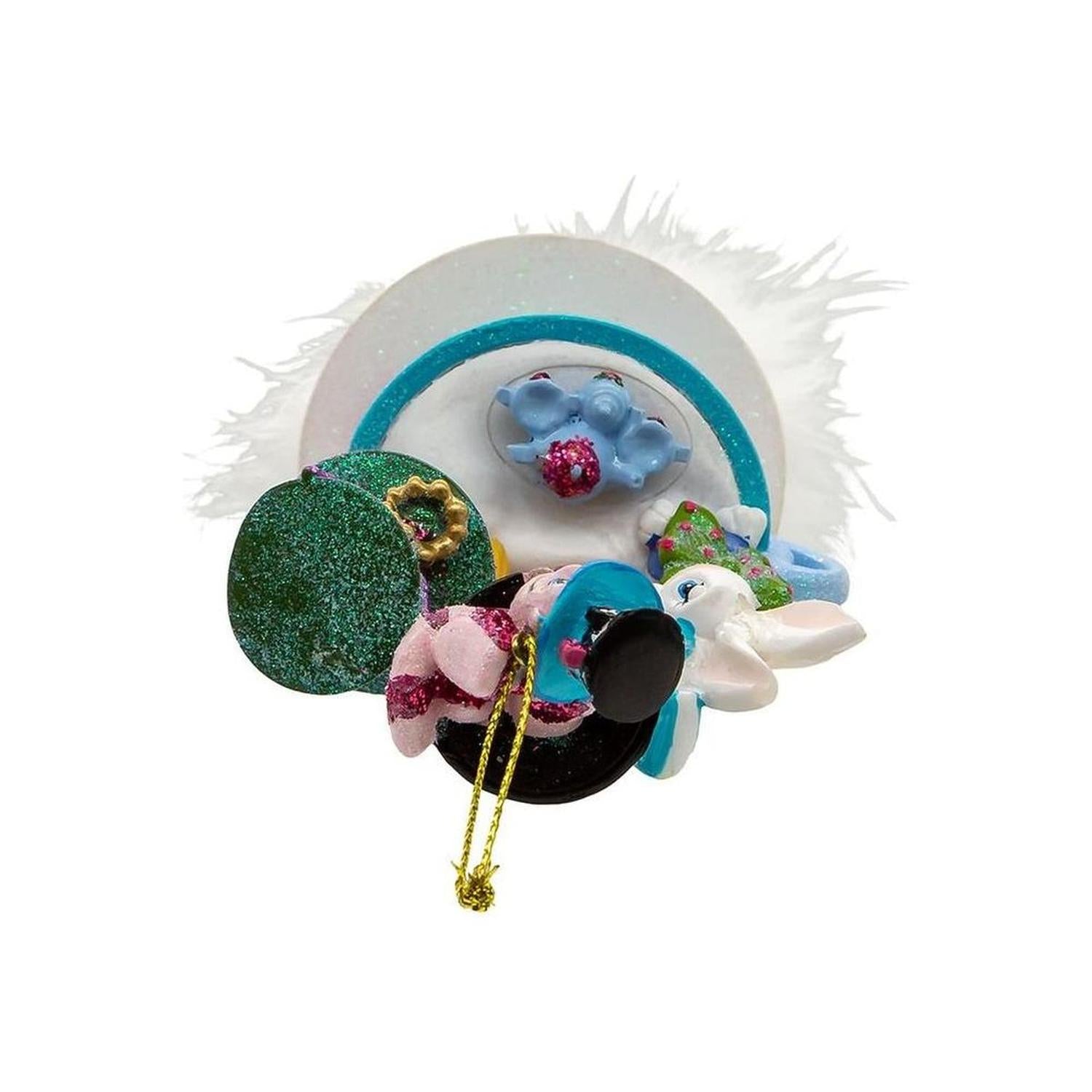 Shop For Kurt Adler 6.25" Hollywood Hats Alice Teaparty Ornament