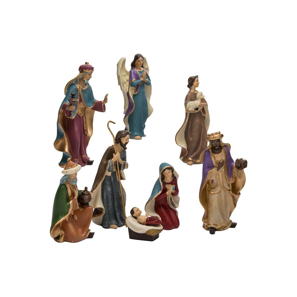 Shop For Kurt Adler 6.25 - Inch Resin Nativity Set of 8 Pieces