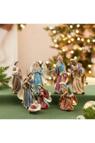 Shop For Kurt Adler 6.25 - Inch Resin Nativity Set of 8 Pieces