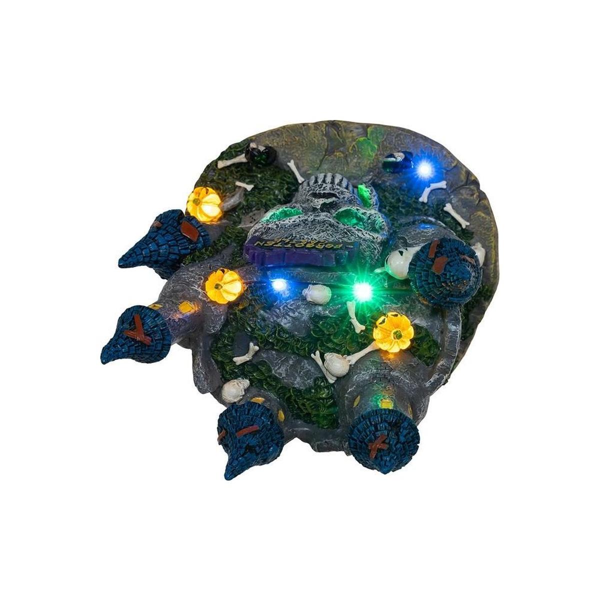 Shop For Kurt Adler 6.4" Multicolor LED Lighted Skull Castle