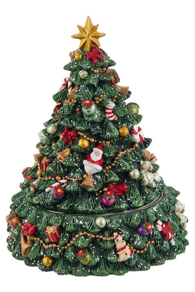 Shop For Kurt Adler 7 - Inch Christmas Tree Revolving Music Box