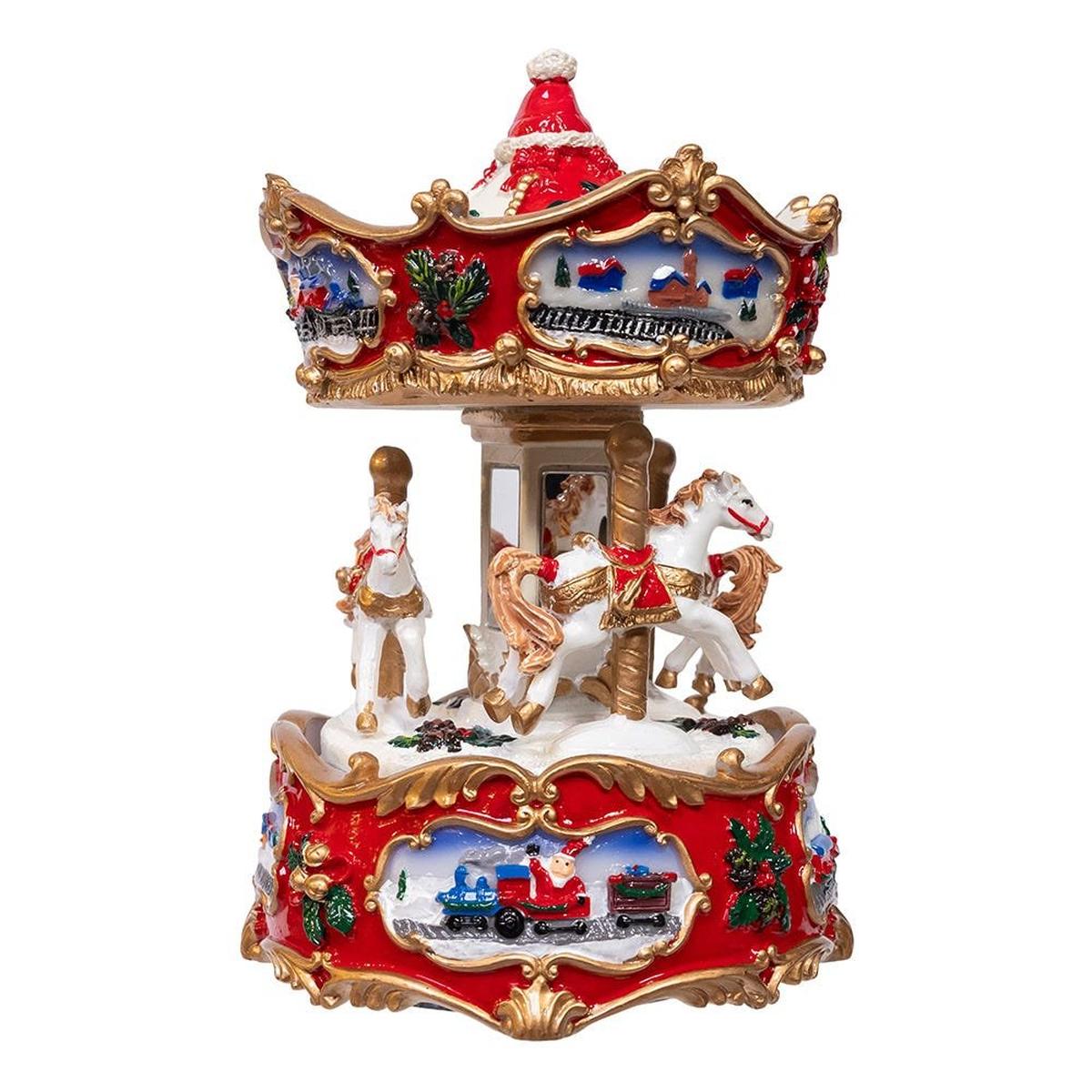 Shop For Kurt Adler 7 - Inch Wind - Up Musical Carousel Table Piece