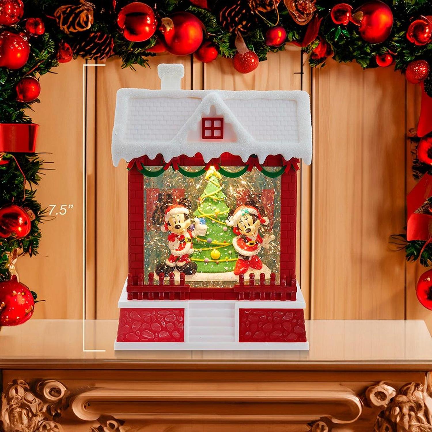 Kurt Adler 7.5-Inch Disney Mickey Santa Lantern