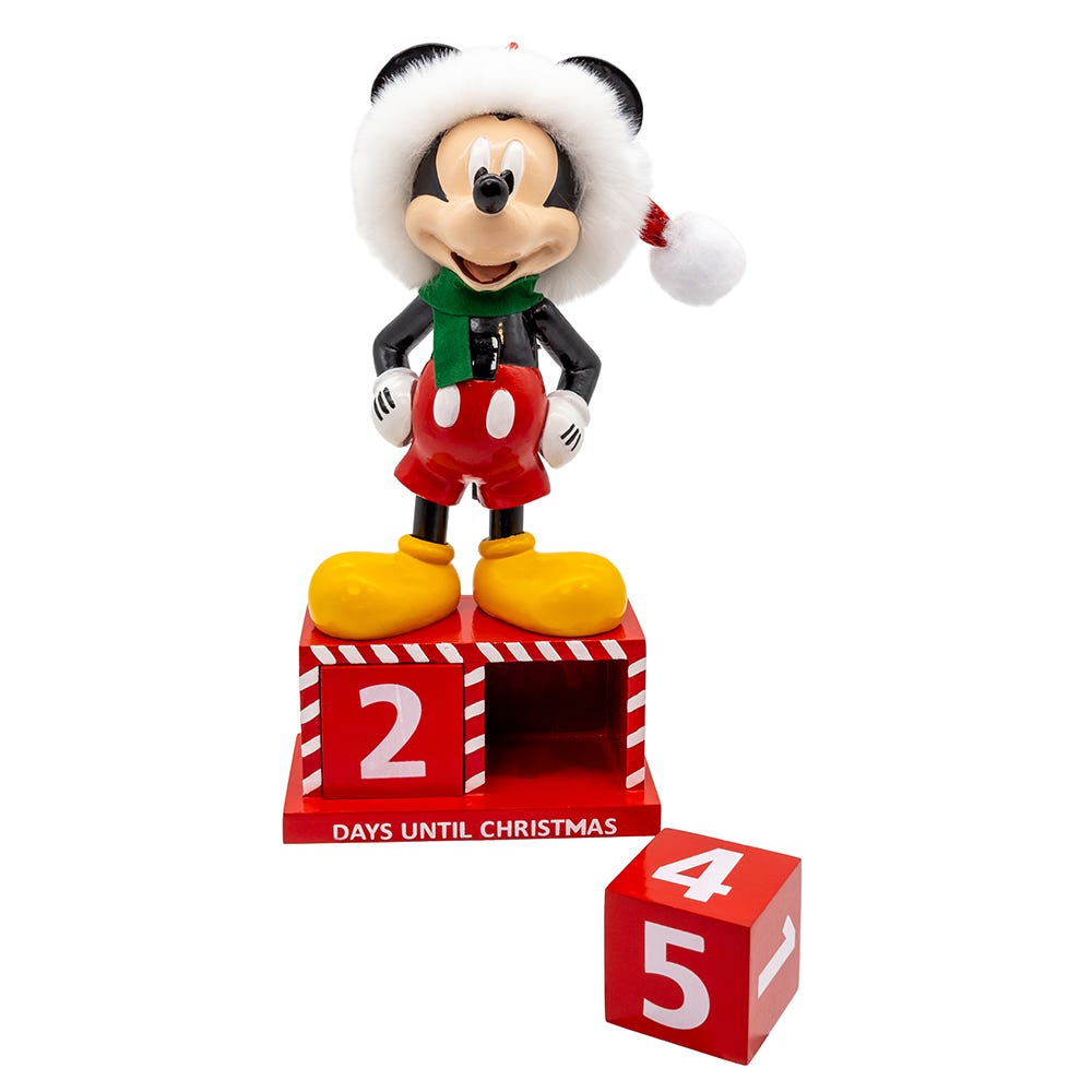 Shop For Kurt Adler 8 - Inch Disney Mickey Mouse Countdown Nutcracker