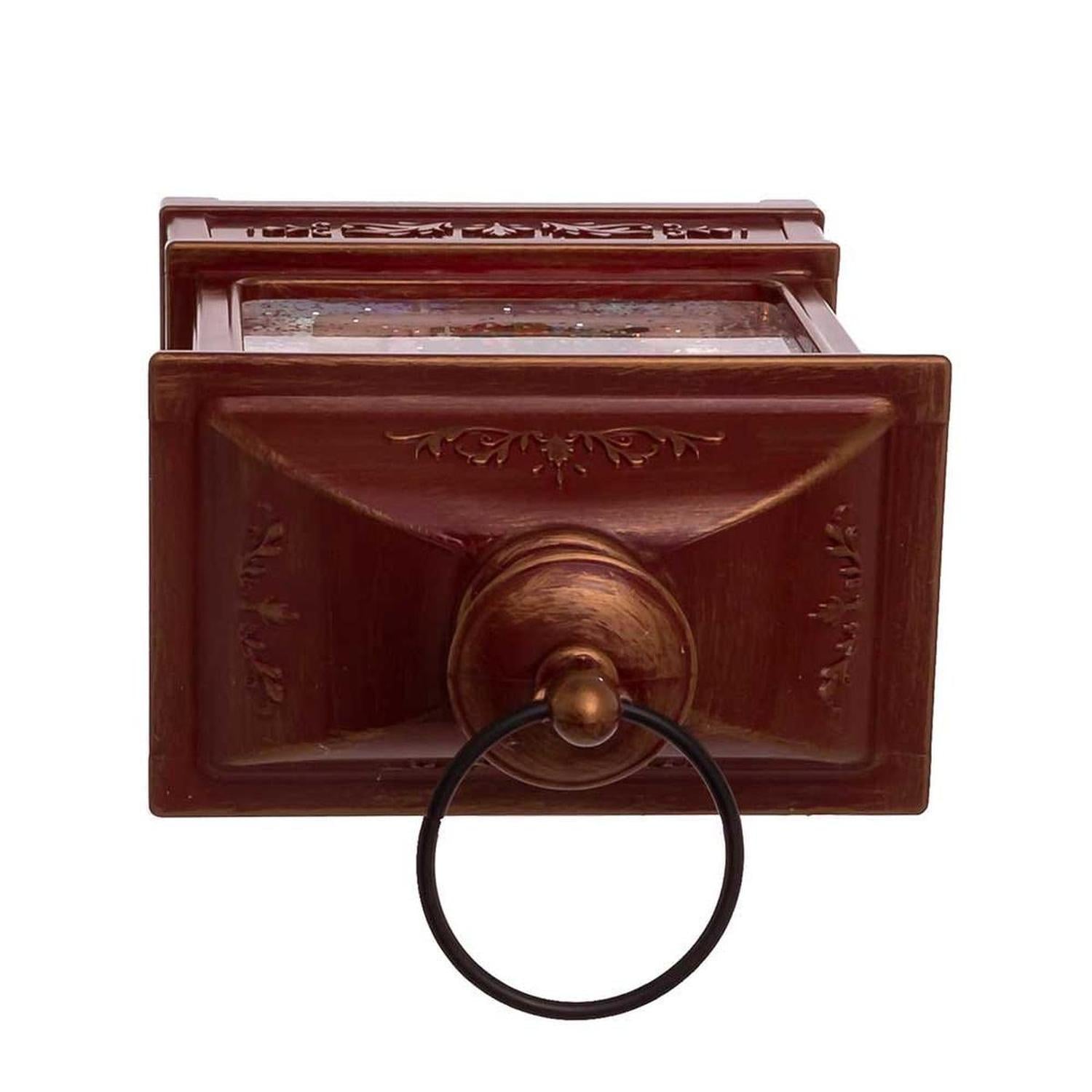 Kurt Adler 8-Inch Nutcracker Swirl Water Lantern