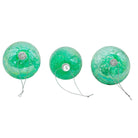 Shop For Kurt Adler 80MM Glass Iridescent Green Onion, Ball and Finial, (Set of 3)
