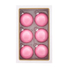 Shop For Kurt Adler 80MM Glass Pearlized Pink Ball Ornaments