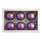Shop For Kurt Adler 80MM Glass Purple Jewel Ornament (6 Piece)