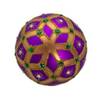 Shop For Kurt Adler 80MM Glass Purple Jewel Ornament (6 Piece)