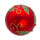 Shop For Kurt Adler 80MM Glass Red Berry and Holly Leaves Ornaments (6 Piece)