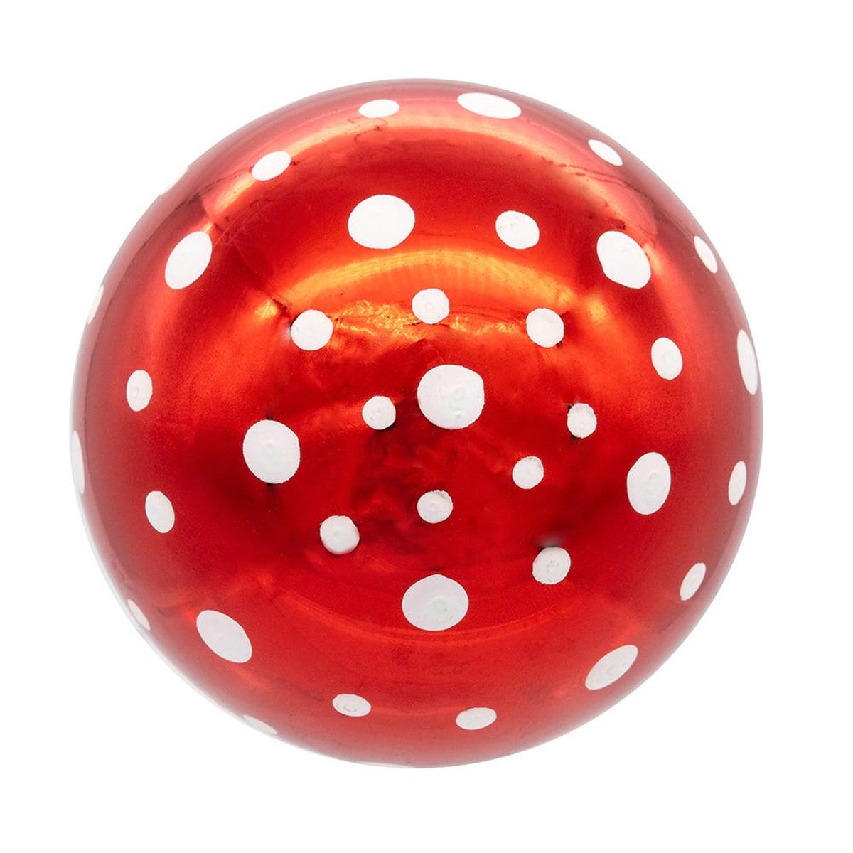Shop For Kurt Adler 80MM Glass Red Polka Dot Ball Ornament, (Set of 3)