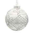 Shop For Kurt Adler 80MM Glass Silver Decorative Ball Ornaments, 6 - Piece Set