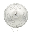 Shop For Kurt Adler 80MM Glass Silver Decorative Ball Ornaments, 6 - Piece Set