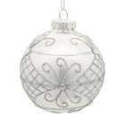 Shop For Kurt Adler 80MM Glass Silver Decorative Ball Ornaments, 6 - Piece Set