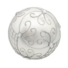 Shop For Kurt Adler 80MM Glass Silver Decorative Ball Ornaments, 6 - Piece Set