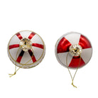 Shop For Kurt Adler 80mm Holly Leaves Glass Ball Ornament (Set of 6)