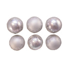 Shop For Kurt Adler 80MM Matte and Shiny Silver with Glitter Glass Ball Ornaments, 6 Piece Box