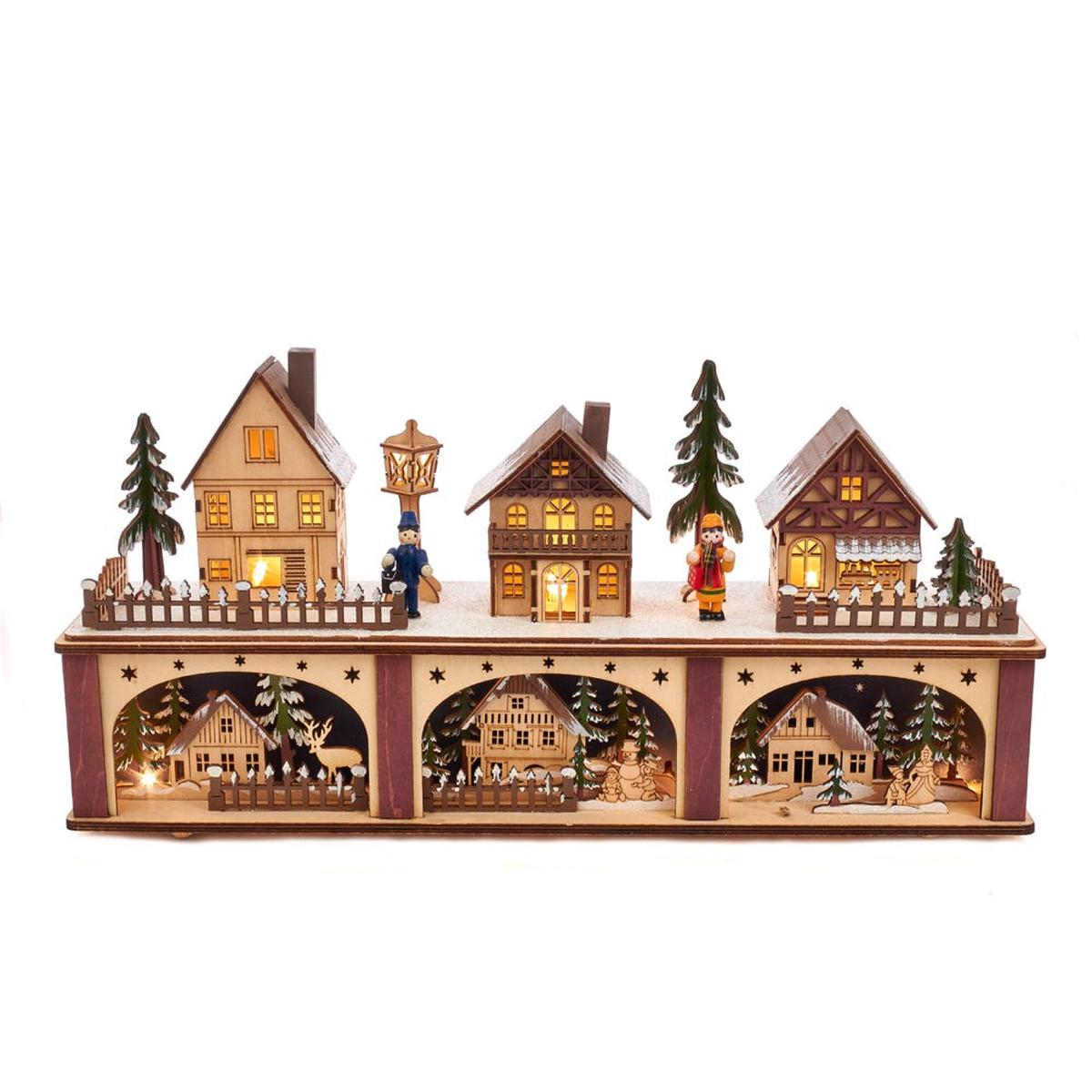 Shop For Kurt Adler 8.66 - Inch Battery - Operated Village LED House