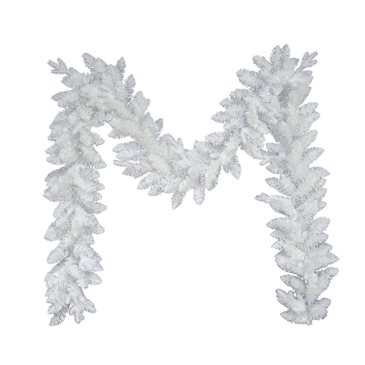 Shop For Kurt Adler 9 - Foot Unlit Jackson White Pine Garland