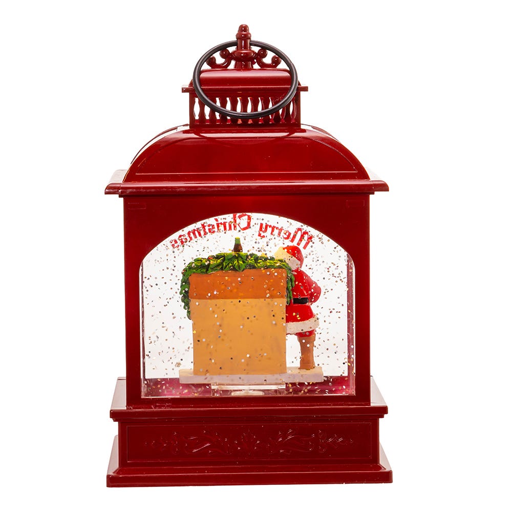 Shop For Kurt Adler 9 - Inch Battery - Operated LED Coke Santa Lantern