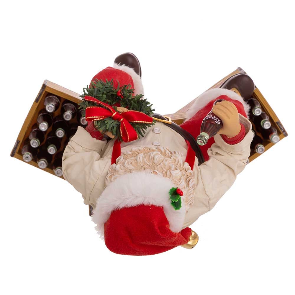 Shop For Kurt Adler 9 - Inch Coca - Cola Santa Sitting on Crates