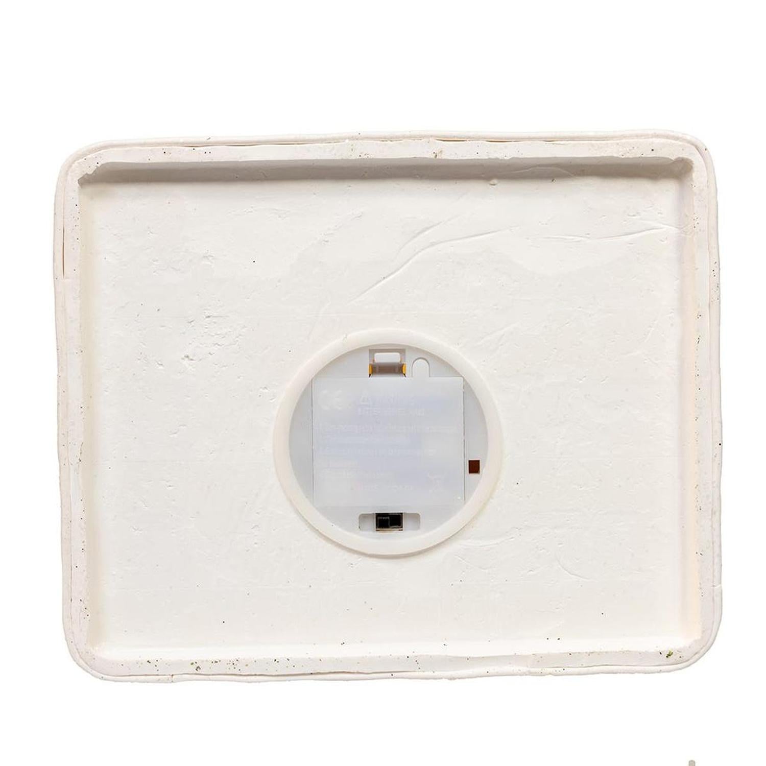 Kurt Adler 9 Inch Gingerbread House With Santa and Ribbon Candy Roof