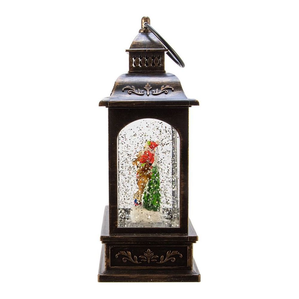 Shop For Kurt Adler 9 - Inch LED Santa Lantern with Motion