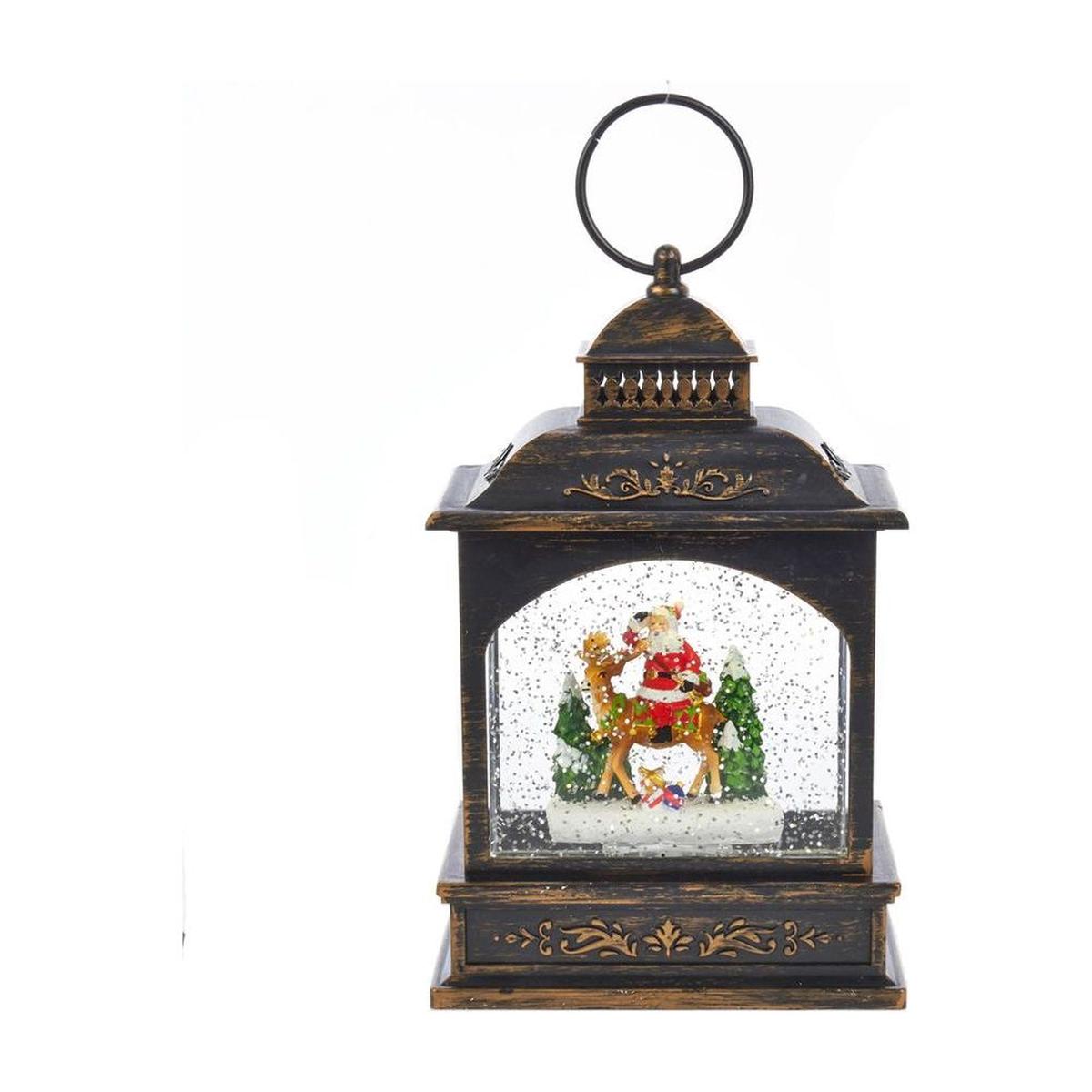 Shop For Kurt Adler 9 - Inch LED Santa Lantern with Motion